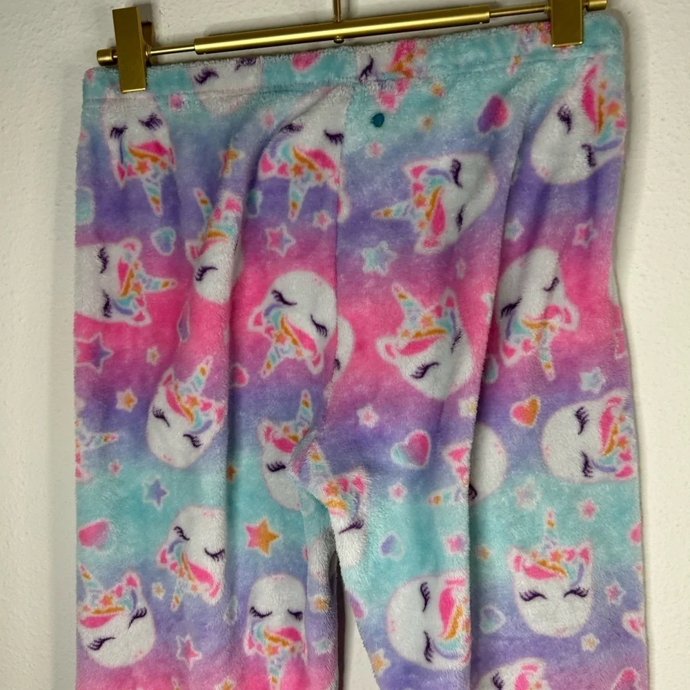The Children’s Place Unicorn Fleece Pajama Pants Girls Size L (10/12) Pastel